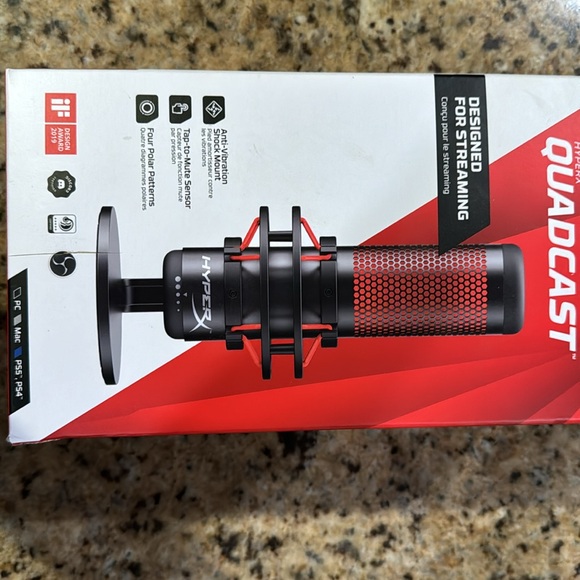 Hyper X Quadcast Microphone HX-MICQC-BK - Picture 5 of 6